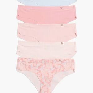 Danskin Women's Pink and White Panty SetNWOT